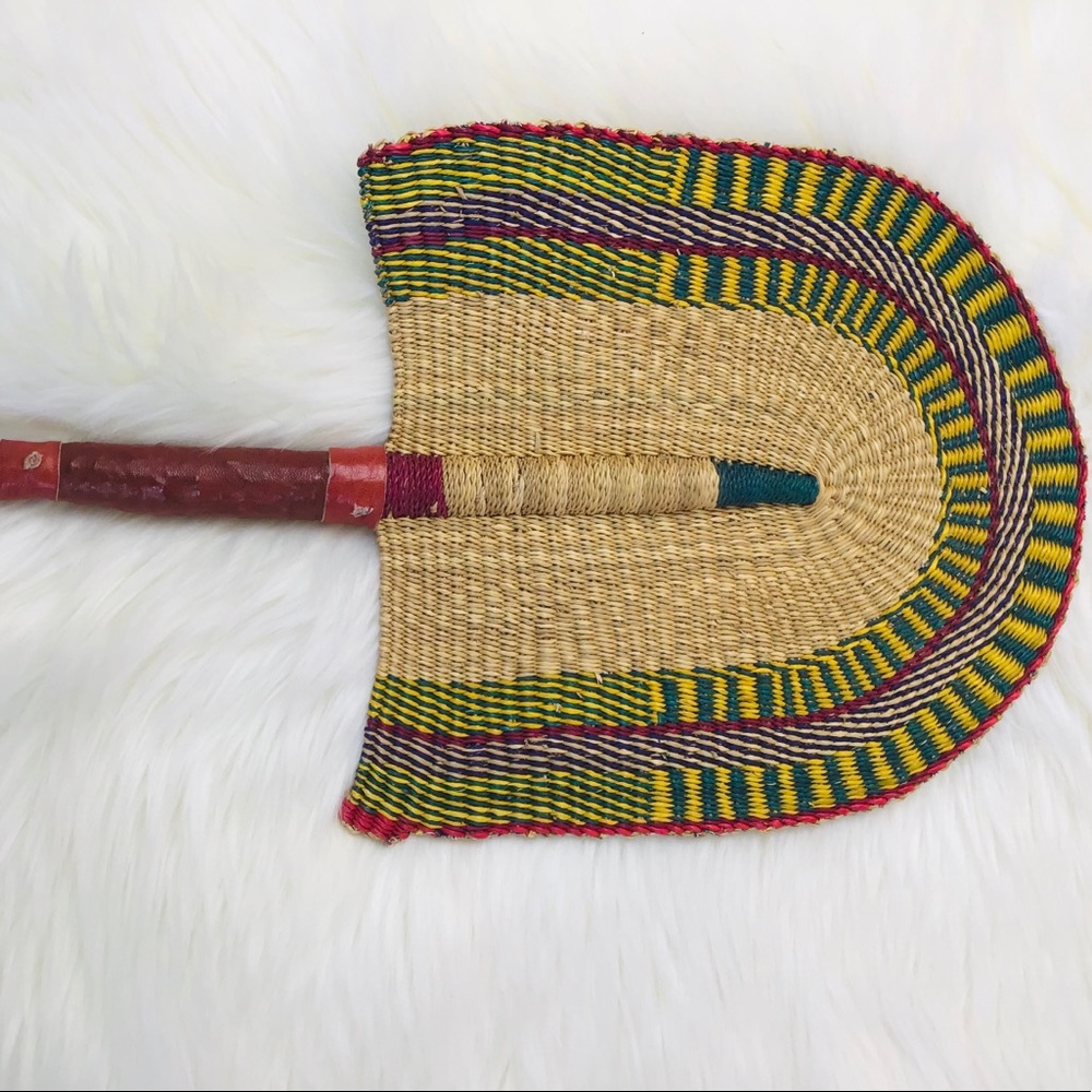 Fan: Burkina Faso Hand Woven - Picture 4 of 7